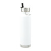 Promotional Loki Copper Vacuum Insulated 740ml Bottles White Lid Open